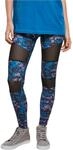 Urban Classics Damen Leggings, Normal, Baumwolle, Digital Duskviolet Camo, M