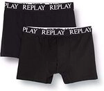 Replay Herren Underwear Boxershorts Basic 2er-Pack