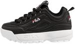 FILA Unisex Kinder Disruptor Teens Sneaker, Black, 36 EU