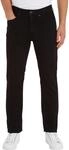 Tommy Hilfiger Herren Jeans Hose Core Denton Chelsea mit Stretch, Schwarz (Chelsea