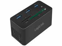 LogiLink UA0370 - USB-C Multiport Mini Dock 10-in-1-Anschluss, mit PW (Power