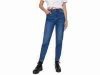 PIECES Womens Dark Blue Denim Jeans