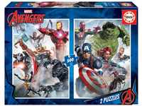 Educa - Puzzle 500 Teile für Erwachsene | Marvel Avengers 2 x 500 Teile Puzzle...