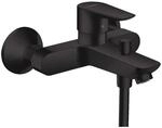 hansgrohe Wannenarmatur Talis E (Aufputz, f&uuml;r 2 Funktionen) Mattschwarz