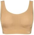 Sloggi Damen BH ZERO Feel Top EX, ohne B&uuml;gel, Gepolstert, Pull-On, M, Cognac