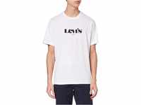 Levi's Herren Ss Relaxed Fit Tee T-Shirt,Mv Ssnl Logo White,L