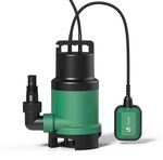 VOUNOT Tauchpumpe mit Schwimmerschalter, 750 W Schmutzwasserpumpe Abwassertauchpumpe,