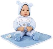 small Foot Puppe Lukas inkl. ausziehbarer Bekleidung, Schnuller und weicher