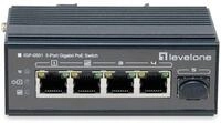 LevelOne IGP-0501/5-Port Gigabit Industrial Switch/DIN-Schiene/ -30&deg;C to