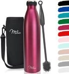 Milu Edelstahl Trinkflasche 350ml 500ml 750ml 1L 1,5L Thermosflasche, Isolierte
