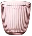 Bormioli Rocco & Siglio- Line Water Glass, Multi-Colour, BOR1238, Pack of 6