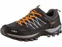 CMP Herren Rigel Low Shoe WP Trekking Shoes, Antracite-Flash ORANGE, 42 EU
