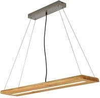 Trio Leuchten LED Pendelleuchte Brad 323710130, Metall Nickel antik, Holz,...