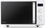 Toshiba MW2-AG23P(WH) 3-in-1 Mikrowelle mit Grill 1050 W, kombiniertes Kochen,...
