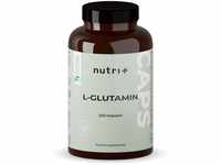 L-Glutamin Kapseln vegan + hochdosiert - 200 Mega Caps - 750mg pure L-Glutamine...