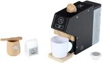 Theo Klein 7401 Electrolux Kaffeemaschine, Holz | Inkl. Tasse, Kapseln, Milch und