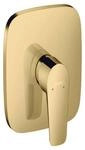 hansgrohe Duscharmatur Talis E, Unterputz Einhebel-Wannenmischer, Polished Gold Optik