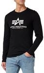 Alpha Industries Basic T - LS Longsleeve f&uuml;r Herren Black