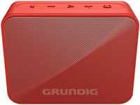 Grundig GBT Solo Red - Bluetooth Lautsprecher, 30 Meter Reichweite, mehr als 20 Std.