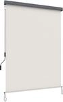 SONGMICS 1,4 x 2,5 m (B x L) Senkrechtmarkise f&uuml;r Balkon, Terrasse, mit Grauer
