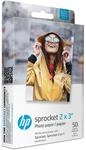 HP Sprocket Premium Zink vorgeschnittenes, selbstklebendes Fotopapier, 2 x 3 Zoll