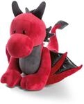 NICI 46716 Kuscheltier Drache Eldor 45cm stehend &ndash; Pl&uuml;schtier f&uuml;r M&auml;dchen,
