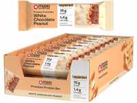 MaxiNutrition Premium Protein Bar - White Chocolate Peanut, 18 x 45g - 33% / 15g