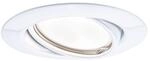 Paulmann LED Einbauleuchte Base 1x5W 3000K Wei&szlig;/Metall | Schwenkbar, f&uuml;r
