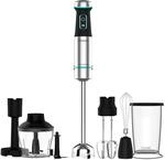 Cecotec Stabmixer Power TitanBlack 1200 XL PerfectCream&Crush. 1200 W, CrossBlades