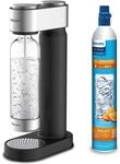 Philips Water ADD4902BK/10 GoZero Wassersprudler, plastik, 1 Liter, Schwarz