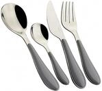 Bugatti Besteck-Set Gioia, 24-teilig, Grau