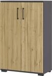 Germania Aktenschrank 4247-564 GW-Profi, in Graphit/Grandson-Eiche-Nb., mit