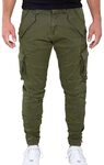 Alpha Industries Herren Combat Pant Lw F&uuml;r Damen Freizeithose, Dark Olive, 33 EU