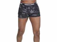 Urban Classics Herren 2-Pack Camo Boxer Shorts Boxershorts,, per pack Mehrfarbig