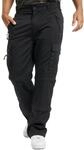 Brandit Savannah Herren Zip Hose Schwarz S