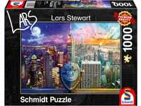 Schmidt Spiele 59905 Lars Stewart, New York, Night and Day, 1000 Teile Puzzle