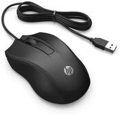 HP Maus 100 kabelgebunden &ndash; Optische USB-Maus mit 1600 DPI, 3 Tasten, beidh&auml;ndiges