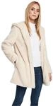 Urban Classics Damen, Faux Fur Coat, Offwhite, XXL