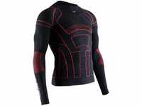 X-Bionic Herren Energizer T Shirt, B019 Opal Black/Signal Red, S EU