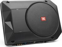 JBL BassPro SL2 Aktiv Subwoofer Auto Set - Car hifi Untersitz Bassbox Geh&auml;use mit