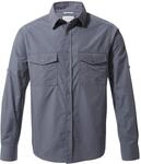 Craghoppers Kiwi-Langarmshirt f&uuml;r Herren, Insektenschutzstoff und Kragen,