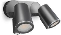 Steinel LED Strahler Spot DUO SC Connect, smarte Au&szlig;enwandleuchte, Bewegungsmelder,