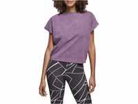 Urban Classics Damen TB4088-Ladies Short Pigment Dye Cut On Sleeve Tee T-Shirt,