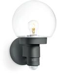 Steinel Sensor-Au&szlig;enwandleuchte L 115 S Anthrazit, 240&deg; Bewegungsmelder, 12 m