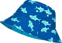 Playshoes Jungen Badem&uuml;tze Kopfbedeckung Uv-schutz Fischerhut Hai 55