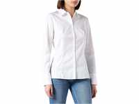 HUGO Damen The Fitted Shirt Bluse, Weiß (White100), 42 EU