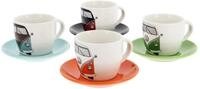 BRISA VW Collection - Volkswagen Keramik Espresso-Tassen-Kaffee-Tee-Cappuccino-Set im