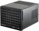 Silverstone SST-SG13B-C - Sugo Mini-ITX kompaktes Cube Geh&auml;use, Mesh-Frontblende,