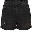 NOISY MAY NMSmiley Destroy Shorts Frauen Short schwarz M 100% Baumwolle Basics,