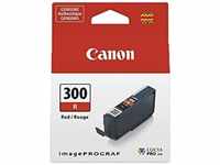 Canon Tintenpatrone PFI-300R - rot 14,4 ml - Original für Tintenstrahldrucker